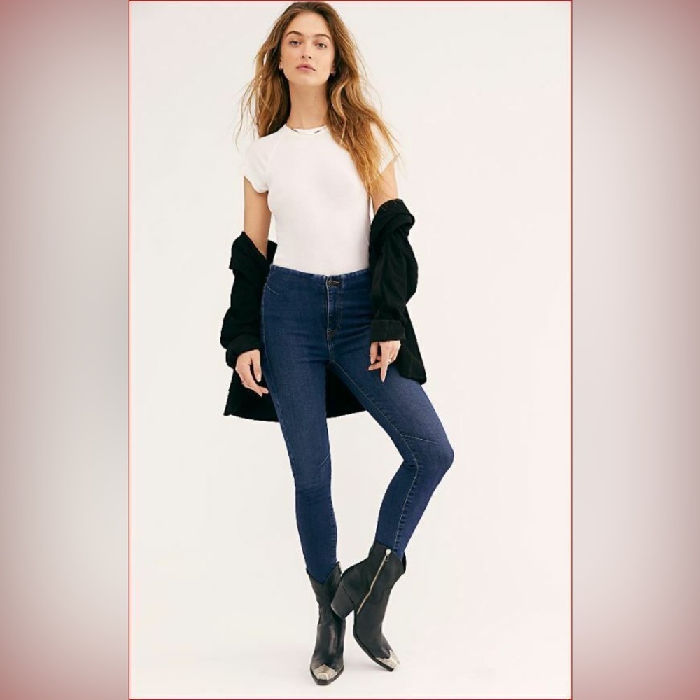 Free People We The Free Feel Like Sunshine Jeans Sz 28